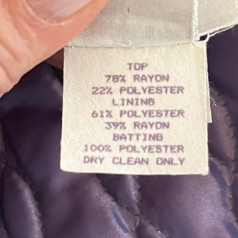 Vintage Jeanne Marc RARE Maximalist Quilted Hooded Patchwork Coat Made in USA - Picture 14 of 15